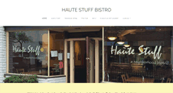 Desktop Screenshot of hautestuffbistro.com